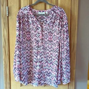 Sejour Long sleeve Pink Blouse